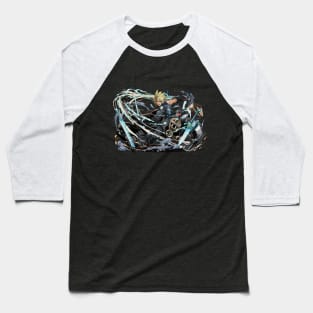 Fantasy Soldier on Fenrir Baseball T-Shirt